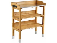 Maxxgarden oppottafel 22360 - plantentafel - tuinwerktafel 76x37x92cm - afbeelding 2 van  2