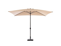 Maxxgarden parasol - tuin en balkon parasol - opdraaisysteem - 150 x 250 cm - taupe - afbeelding 1 van  4