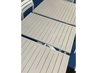 Maxxgarden prachtige tuintafel aluminium met 6 stoelen - afbeelding 2 van  3