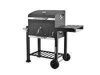 Maxxgarden smoker - houtskoolbarbecue - 118cm - zwart - afbeelding 1 van  7