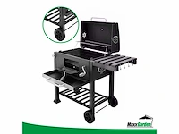 Maxxgarden smoker - houtskoolbarbecue - 118cm - zwart - afbeelding 3 van  7