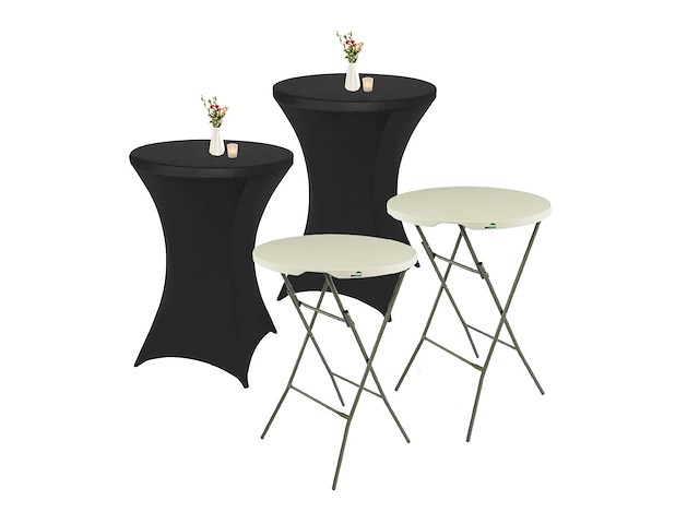 Maxxgarden statafel met hoes 4 stuks - afbeelding 1 van  3