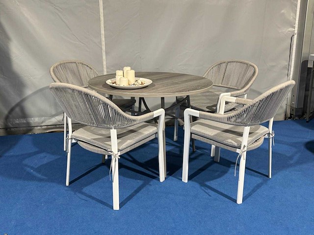 Maxxgarden tuinset rond aluminium 110cm - afbeelding 1 van  4