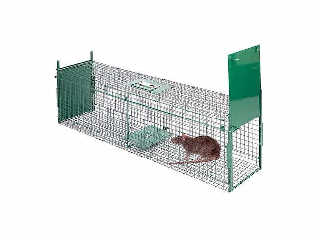Maxxgarden vangkooi - rattenval opvouwbaar 100x25x28cm - afbeelding 1 van  6