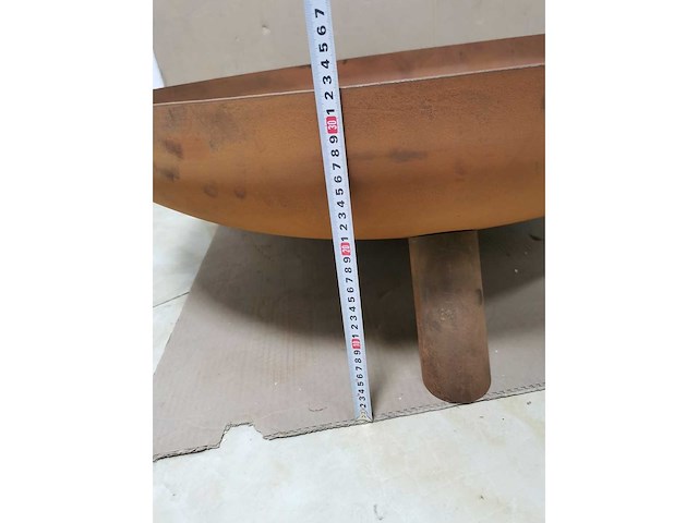 Maxxgarden vuurschaal 21005 - vuurkorf - terrashaard - cortenstaal - driepoot - sfeerhaard - ø 100 cm - roestkleurig - afbeelding 3 van  3