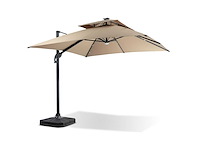 Maxxgarden zweefparasol 300cm met led nieuw - afbeelding 1 van  4