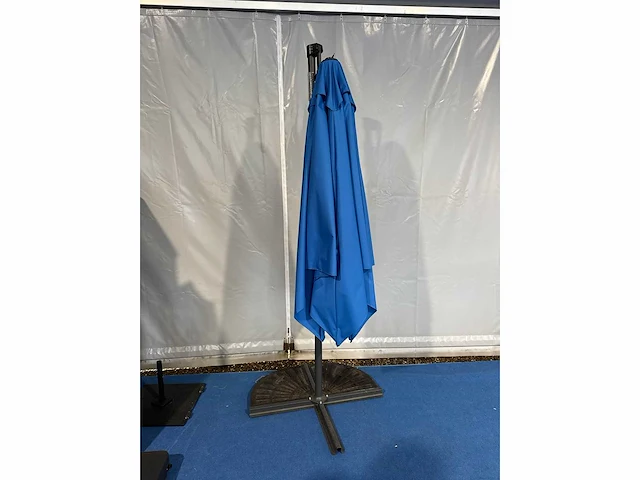 Maxxgarden zweefparasol met led en voet vierkant 275cm - afbeelding 5 van  5