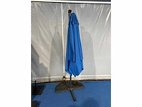 Maxxgarden zweefparasol met led en voet vierkant 275cm - afbeelding 5 van  5