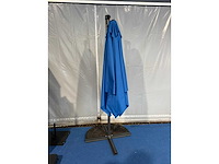 Maxxgarden zweefparasol met led en voet vierkant 275cm - afbeelding 5 van  5