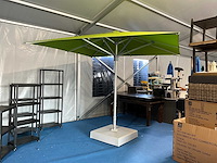 Maxxgarden zweefparasol met voet 300cm