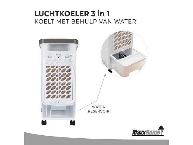 Maxxhome 20232 mobiele luchtkoeler - 2stuks - afbeelding 2 van  5