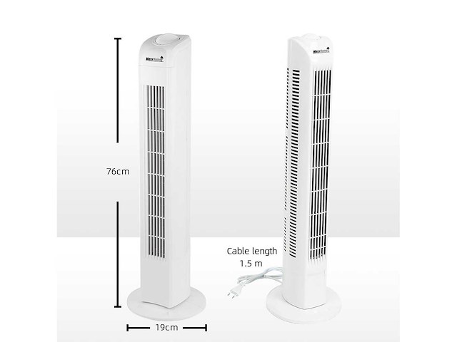 Maxxhome 20769 ventilator zwenkend 45 watt - afbeelding 2 van  4