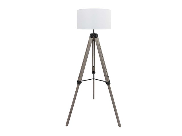 Maxxhome 21773 vloerlamp 145cm incl stoffen kap nieuw - afbeelding 1 van  6