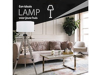 Maxxhome 21773 vloerlamp 145cm incl stoffen kap nieuw - afbeelding 5 van  6