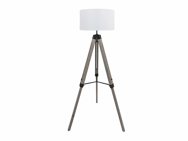 Maxxhome 21773 vloerlamp 145cm incl stoffen kap nieuw - afbeelding 1 van  6
