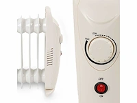 Maxxhome 21776 olieradiator met regelbare thermostaat - 500w 2 stuks - afbeelding 2 van  3