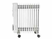 Maxxhome elektrische olieverwarming - thermostaat - 4 wielen - oververhittingsbeveiliging - 11 lamellen - 2500w - afbeelding 1 van  6