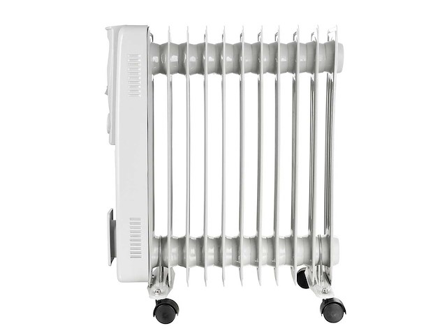 Maxxhome elektrische olieverwarming - thermostaat - 4 wielen - oververhittingsbeveiliging - 11 lamellen - 2500w - afbeelding 1 van  6