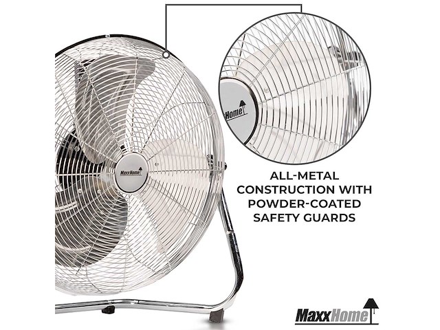 Maxxhome ff-45 - 20770 - vloerventilator 100 w - afbeelding 2 van  5