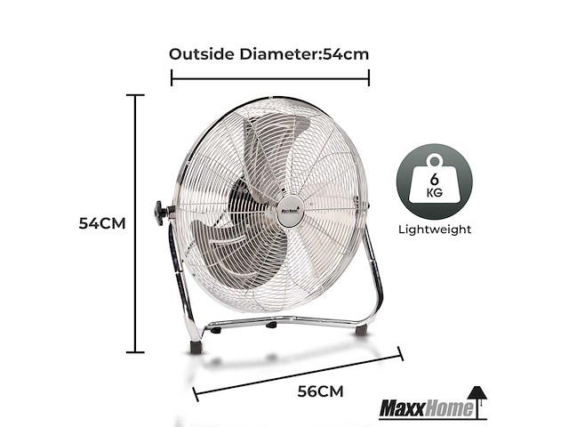 Maxxhome ff-45 - 20770 - vloerventilator 100 w - afbeelding 4 van  5