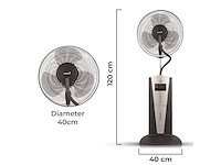 Maxxhome ft40 statiefventilator 20779 - ventilator met mist - 3in1 - 80 watt - afbeelding 5 van  7