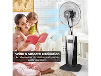 Maxxhome ft40 statiefventilator 20779 - ventilator met mist - 3in1 - 80 watt - afbeelding 7 van  7