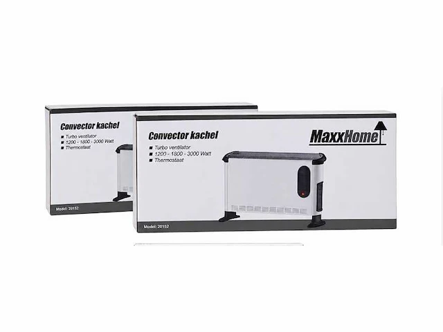 Maxxhome turbo convector kachel - 3000 watt - 2st - afbeelding 1 van  1