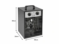 Maxxhome werkplaatskachel - ventilator kachel 3300 w - afbeelding 2 van  5