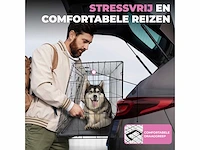 Maxxpet 20245 hondenbench - autobench - 78x47x55cm - afbeelding 4 van  5
