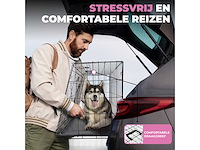 Maxxpet 20245 hondenbench - autobench - 78x47x55cm - afbeelding 4 van  5