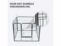 Maxxpet 22299 puppyren 81x79cm - konijnenren - 4 kennelpanelen - afbeelding 3 van  4