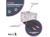 Maxxpet 22303 hondenbench met schuifdeur 78cm - afbeelding 2 van  3