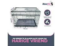 Maxxpet 22303 hondenbench met schuifdeur 78cm - afbeelding 3 van  3
