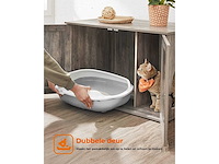 Maxxpet 22307 houten kattenhuis - kattenbak 80x53x50cm - afbeelding 5 van  6