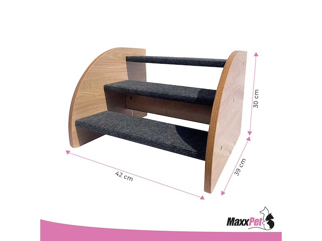 Maxxpet 22359 hondentrapje 42x39x30cm - 2 stuks - afbeelding 4 van  5