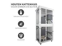 Maxxpet 88050 kattenkooi - kattenvolière - 82x80x180cm - afbeelding 2 van  5