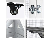 Maxxpet 88050 kattenkooi - kattenvolière - 82x80x180cm - afbeelding 3 van  5