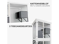 Maxxpet 88050 kattenkooi - kattenvolière - 82x80x180cm - afbeelding 4 van  5