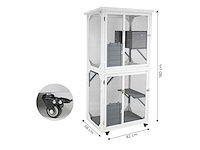 Maxxpet 88050 kattenkooi - kattenvolière - 82x80x180cm - afbeelding 5 van  5