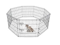 Maxxpet 88109 konijnenren puppyren - opvouwbaar - 61x61cm - 8 delig - afbeelding 1 van  1