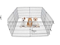 Maxxpet 88110 konijnenren puppyren - opvouwbaar - 76x61cm - 8 delig - afbeelding 1 van  4