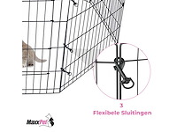 Maxxpet 88110 konijnenren puppyren - opvouwbaar - 76x61cm - 8 delig - afbeelding 3 van  4