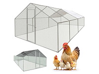 Maxxpet 88131 kippenren - kippenhok metaal - 3x6x2m
