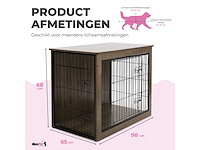 Maxxpet 88145 houten hondenbench 98x65x68cm - afbeelding 2 van  5