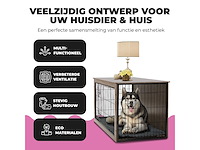 Maxxpet 88146 houten hondenbench 110x74x80cm - afbeelding 2 van  5