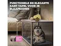 Maxxpet 88146 houten hondenbench 110x74x80cm - afbeelding 5 van  5