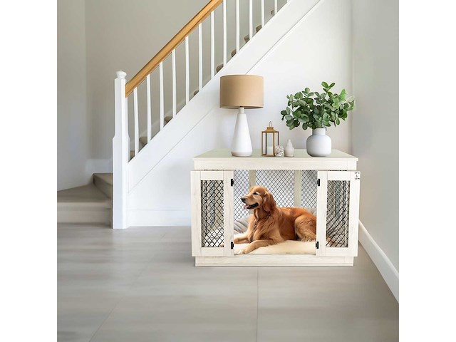 Maxxpet 88150 houten hondenbench 94x60x72cm - afbeelding 2 van  5