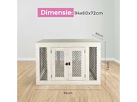 Maxxpet 88150 houten hondenbench 94x60x72cm - afbeelding 5 van  5