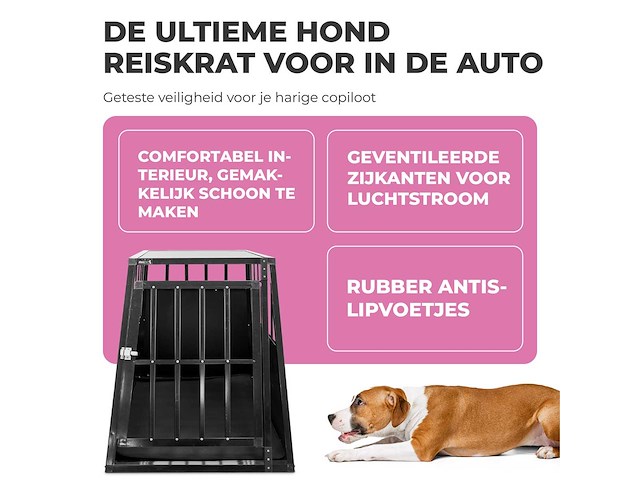 Maxxpet 88159 autobench hondenbench - 65x91x69cm - afbeelding 3 van  3
