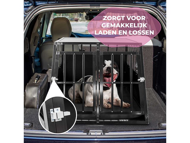Maxxpet 88161 autobench hondenbench - 96x91x70cm - afbeelding 4 van  4